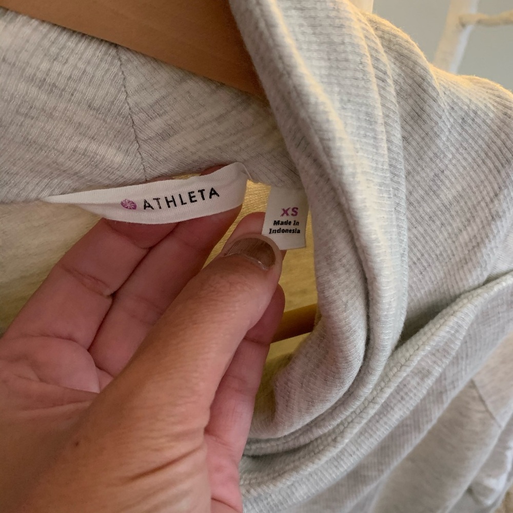 Athleta Studio Wrap With Magnets Xs Light Gray View 4